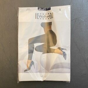 Wolford Black Velvet Leggings